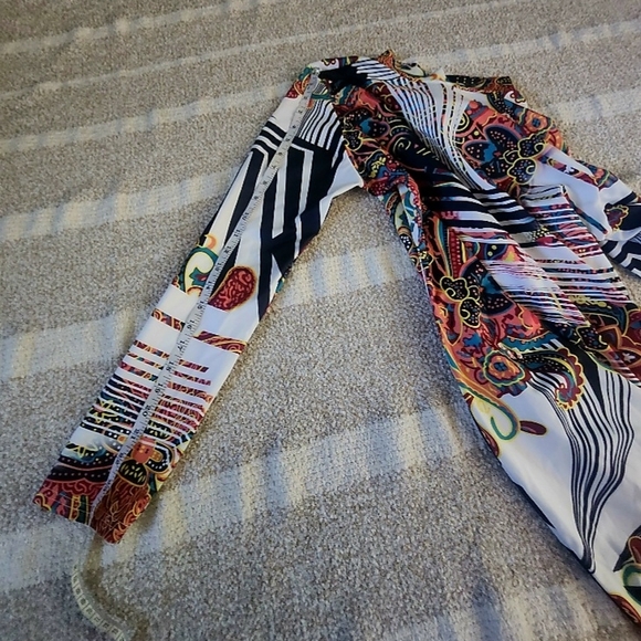 & Other Stories Blue and White Bishop Sleeve Maxi Dress - Picture 4 of 9